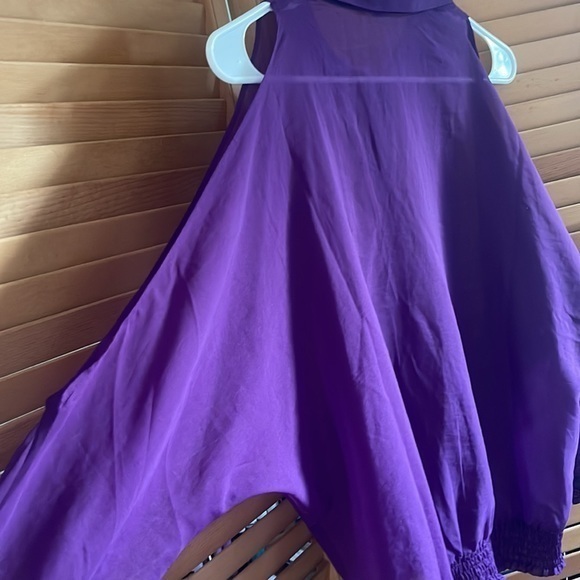 Rampage. Purple blouse. Size medium - Picture 7 of 9